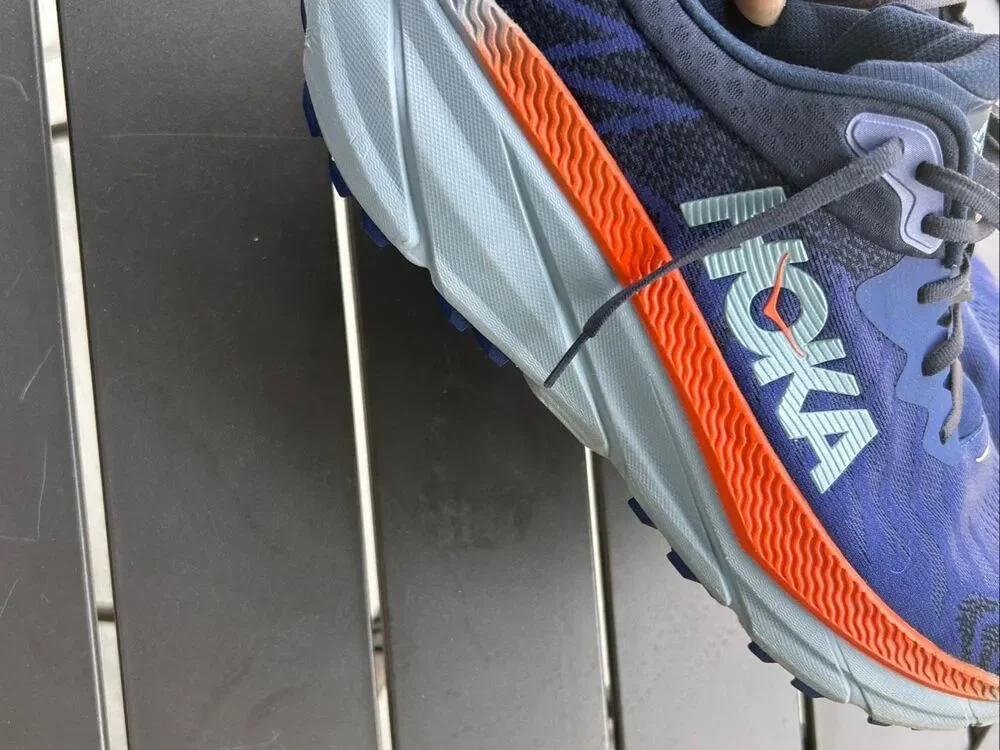 Hoka One Challenger ATR7 Men’s Running Shoes 14 D Blue Orange